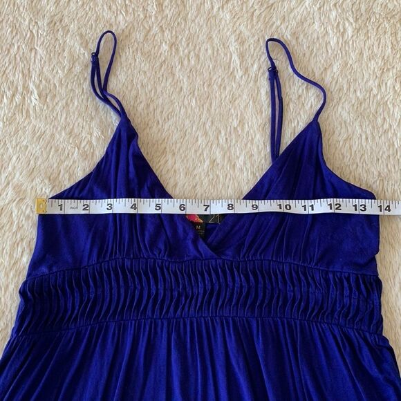 Blue spaghetti strap y2k tank top - Picture 10 of 16